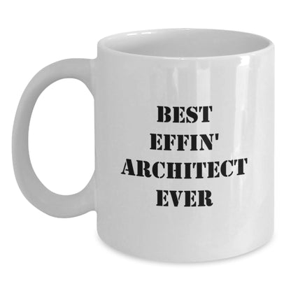 Funny White Coffee Mugs for Architect Friends and Family Unique Gifts from Men, Gift Ideas for Women on Mother's Day Unique - Main