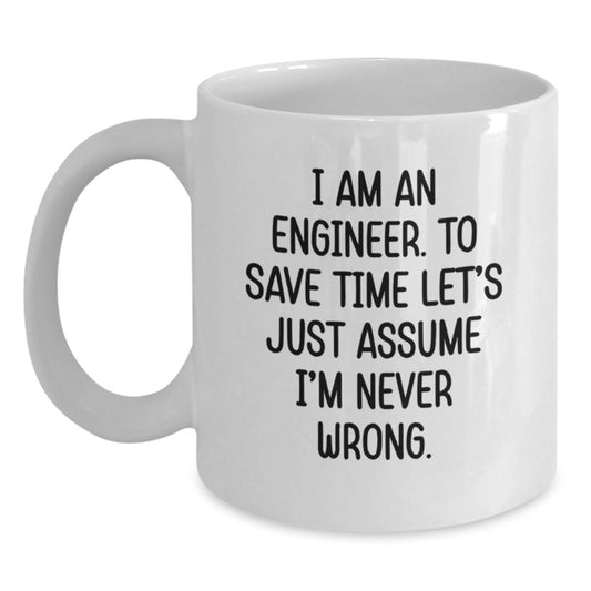 Funny Engineer Coffee Mug Gifts from Family for Men Graduation Unique - Main