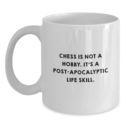 Funny Chess White Coffee Mug Gifts from Friends or Family for Chess Graduation Unique Gifts - Main