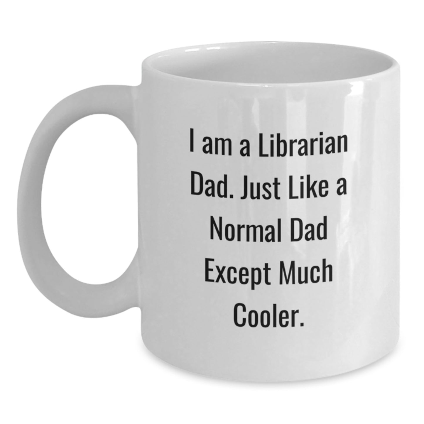 Librarian Keepsake White Mug for Him Birthday Gift Coffee Ceramic - Main