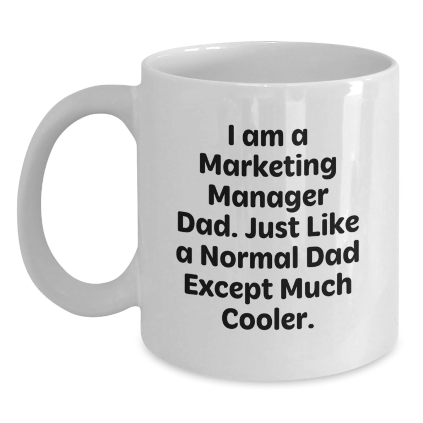 Marketing Manager Keepsake Mug for Him Birthday Gift Ceramic 11oz White - Main