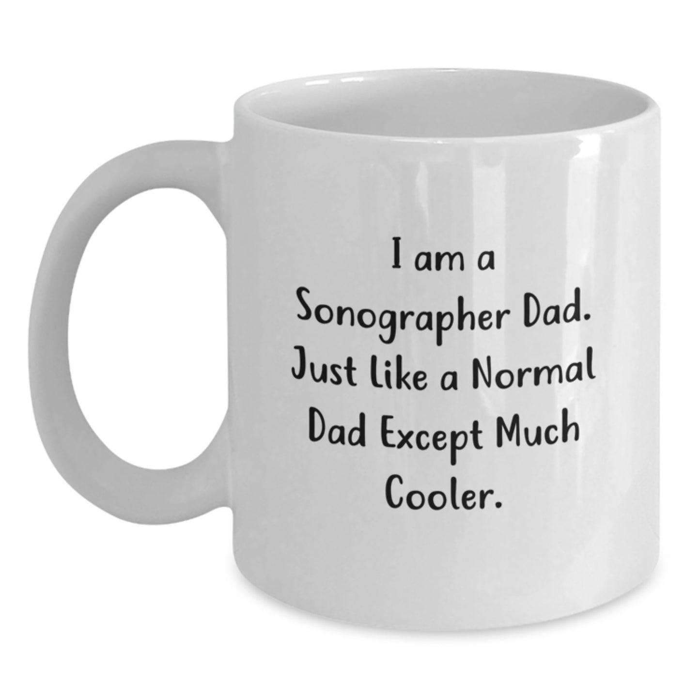 Sonographer Keepsake Mug for Him Birthday Gift – White 11oz Ceramic - Main