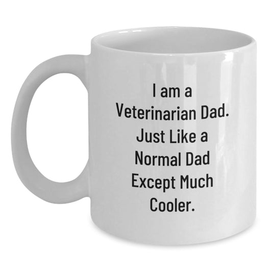 Veterinarian Dad Keepsake Mug for Him Birthday Gift Ceramic 11oz - Main