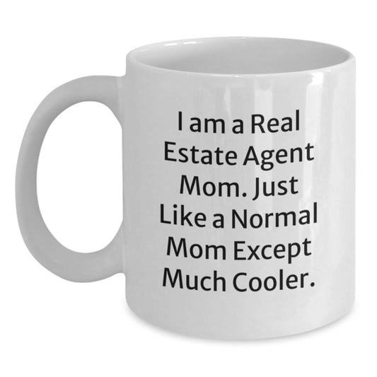 Birthday Gift for Her Real Estate Agent Mom Premium Mug – Present - Main