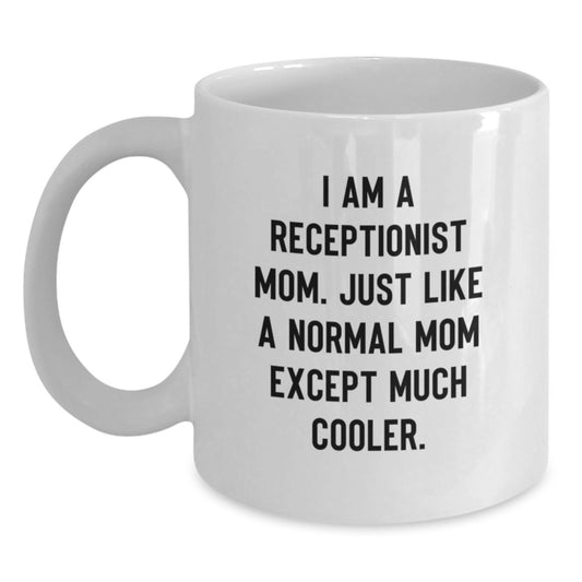 Receptionist Keepsake Mug for Him Birthday Gift - 11oz Ceramic Microwave - Main