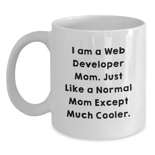 Web Developer White Coffee Mug Keepsake Birthday Gift for Him - Main