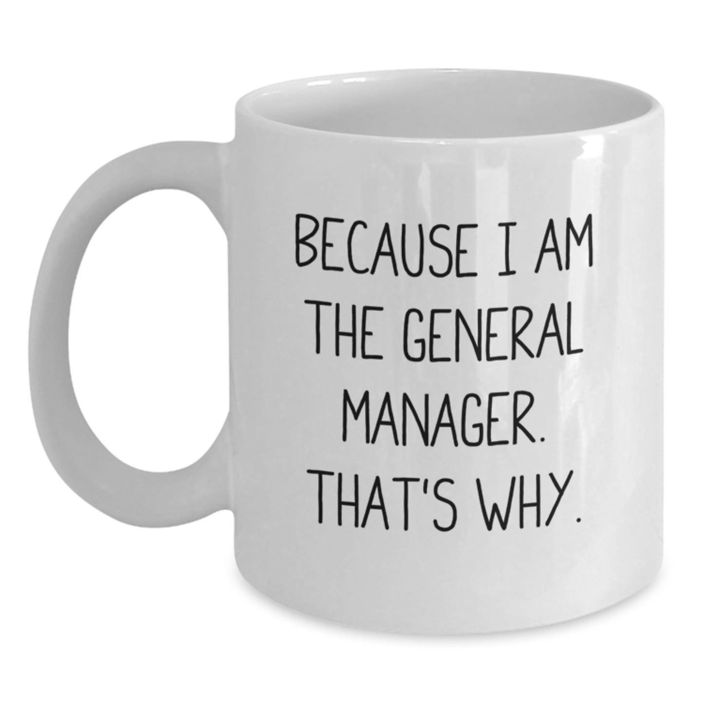 General Manager Gift for Him - A Bold Keepsake Mug with a Confident - Main