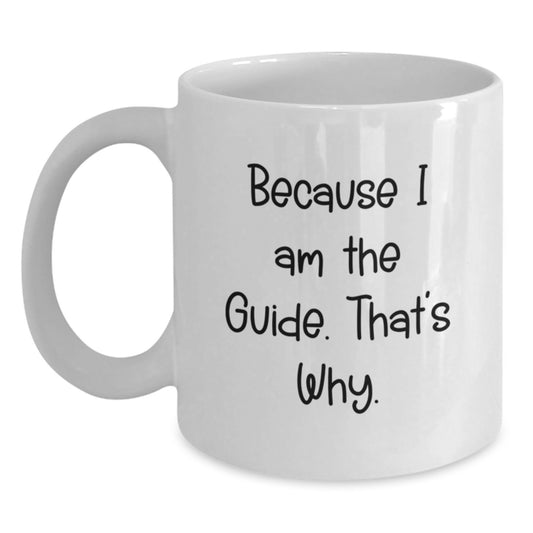 Guide Keepsake Ceramic White Coffee Mug for Him Birthday Gift - Main