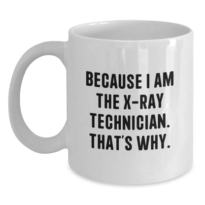 X-Ray Technician Keepsake White Coffee Mug Gift for Him Christmas - Main