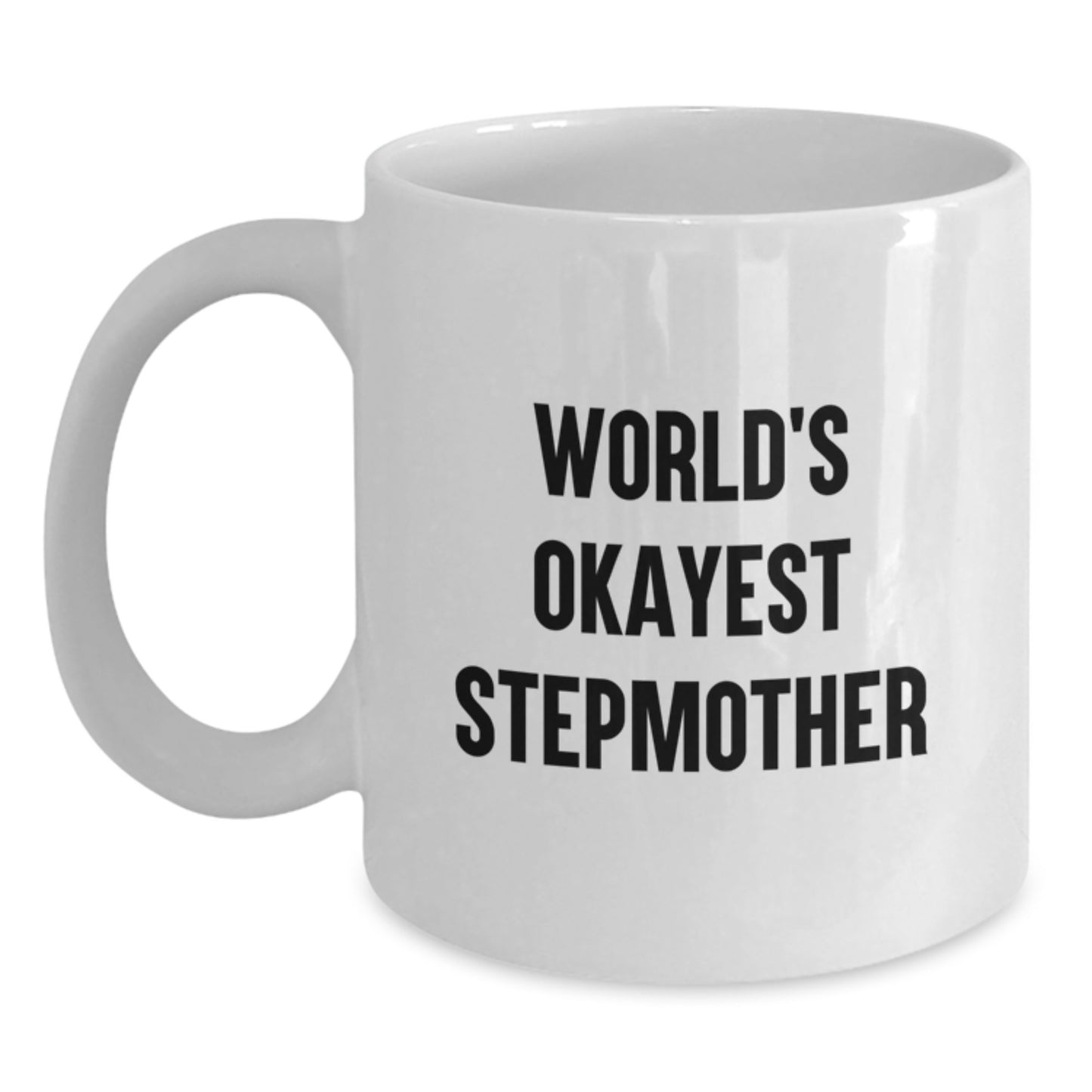 Stepmother Keepsake Premium White Coffee Mug Birthday Gift for Him - Main