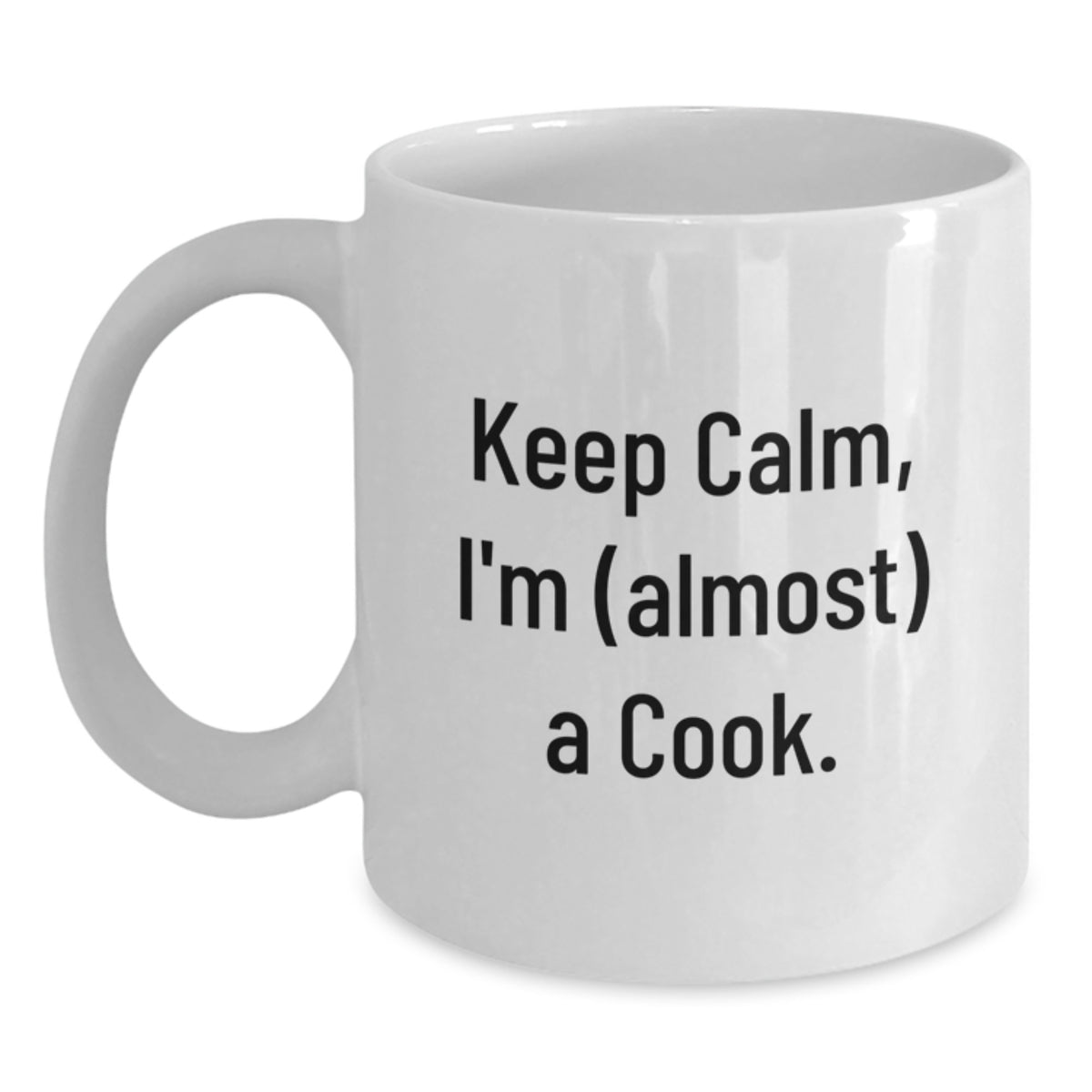 Cook Gift for Him - Keep Calm, I'm (Almost) A Cook Keepsake Mug - Main