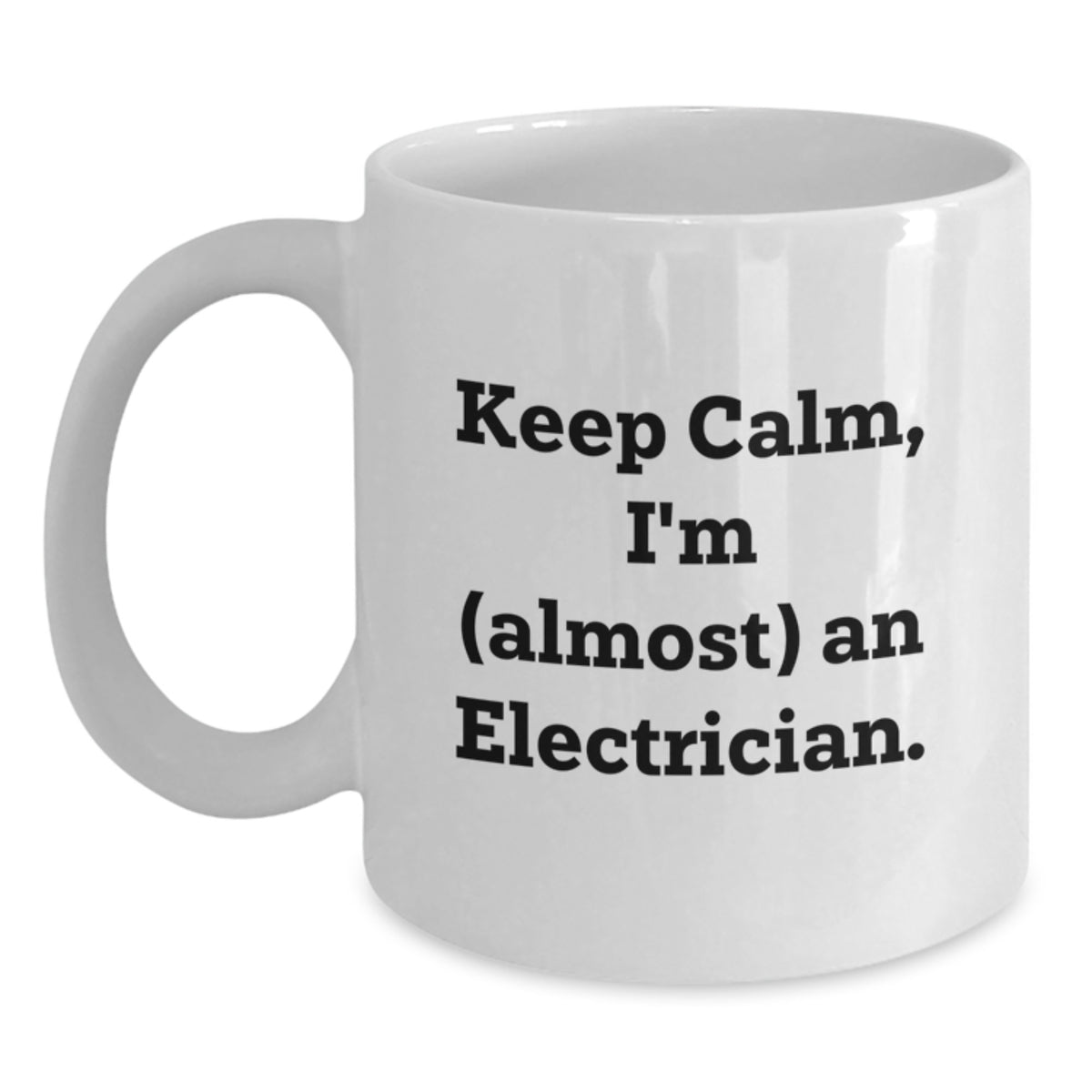 Christmas Gift for Her - Keep Calm Electrician Present - Main