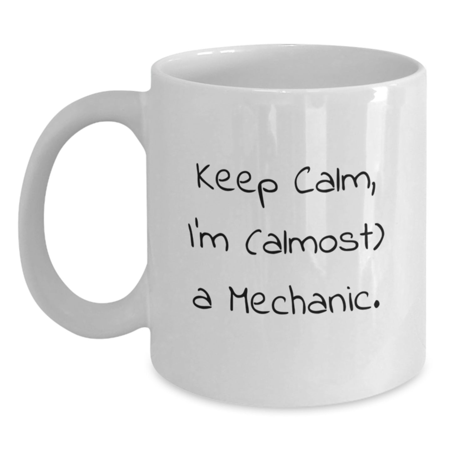 Funny Mechanic White Coffee Mug, Gifts from Men to Friends, Keepsake for Valentine's - Main