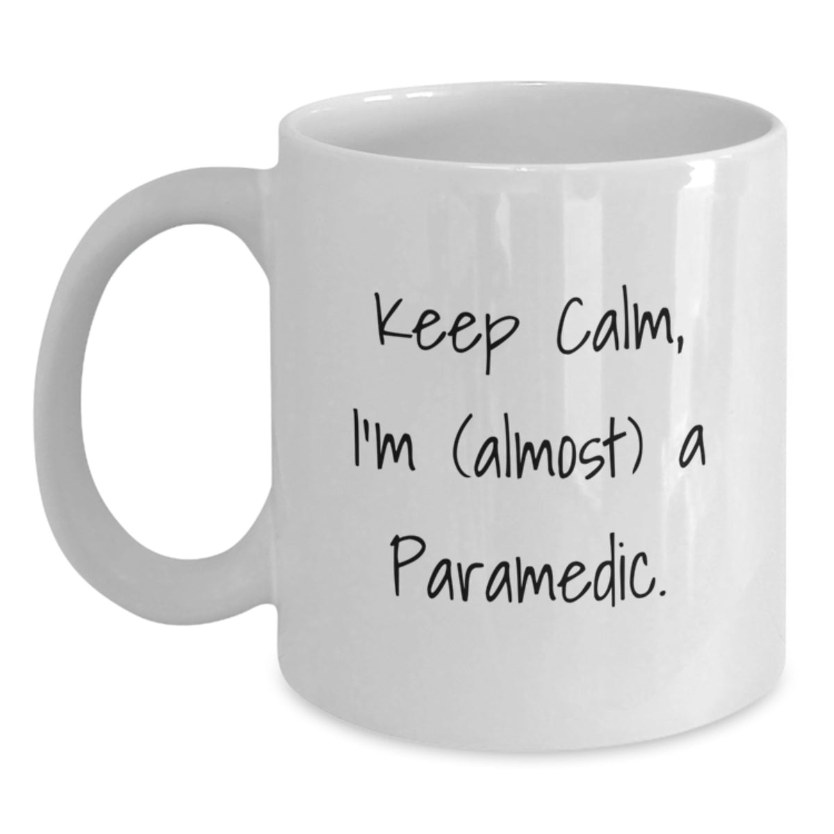 Paramedic Keepsake Gift for Him - Keep Calm, I'm (almost) A Paramedic - Main
