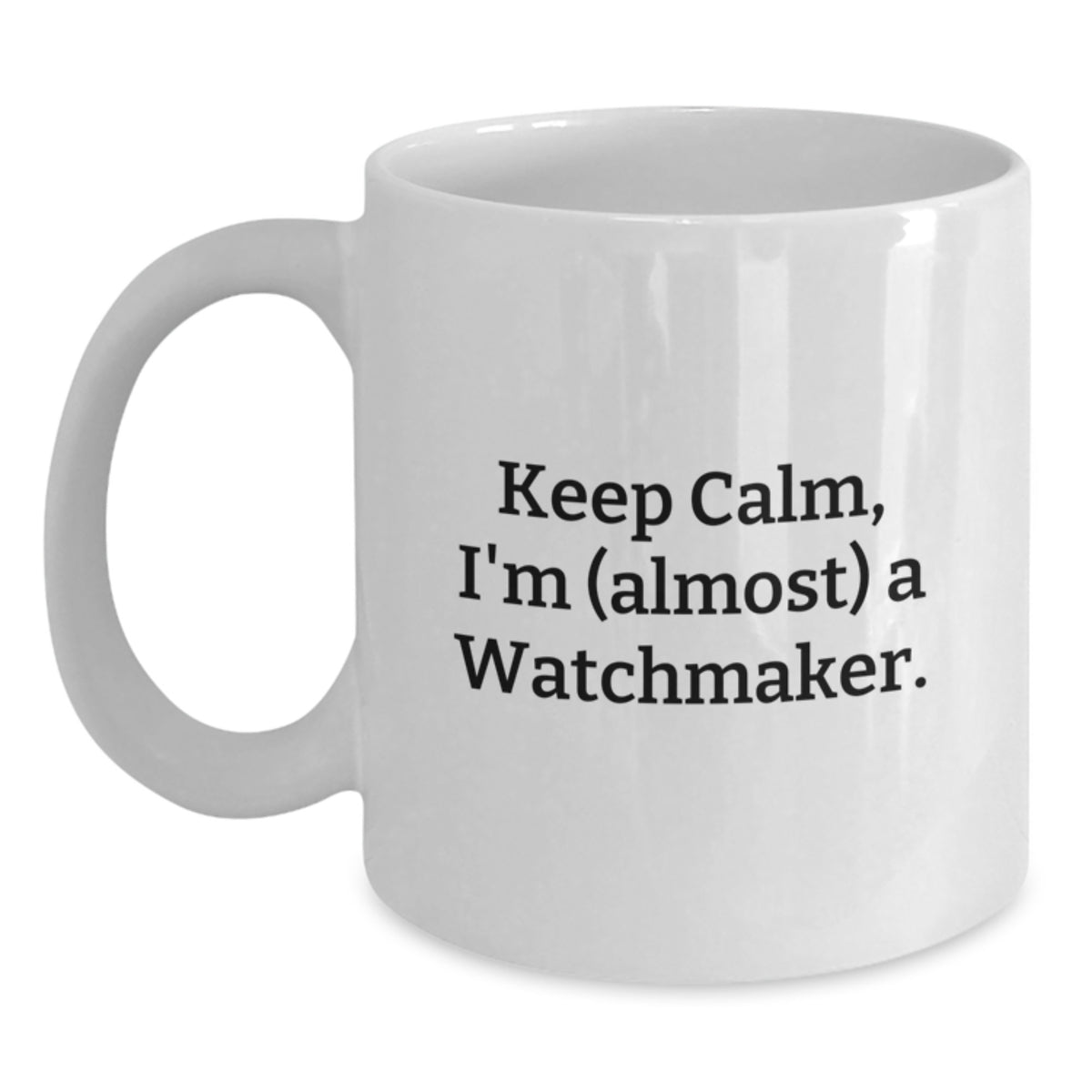 Watchmaker Keepsake White Coffee Mug for Him Christmas Gift - Main