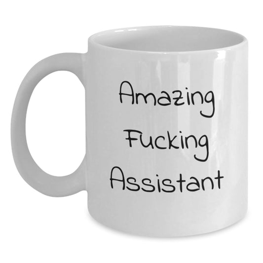 Assistant Gift for Him - Amazing Fucking Assistant Keepsake Coffee Mug - Main