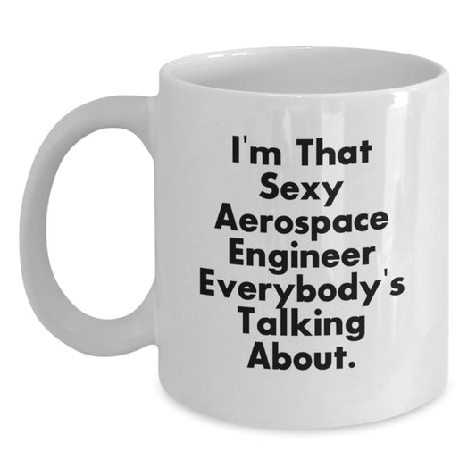 Christmas Gift for Her Witty Aerospace Engineer Mug Present - Main
