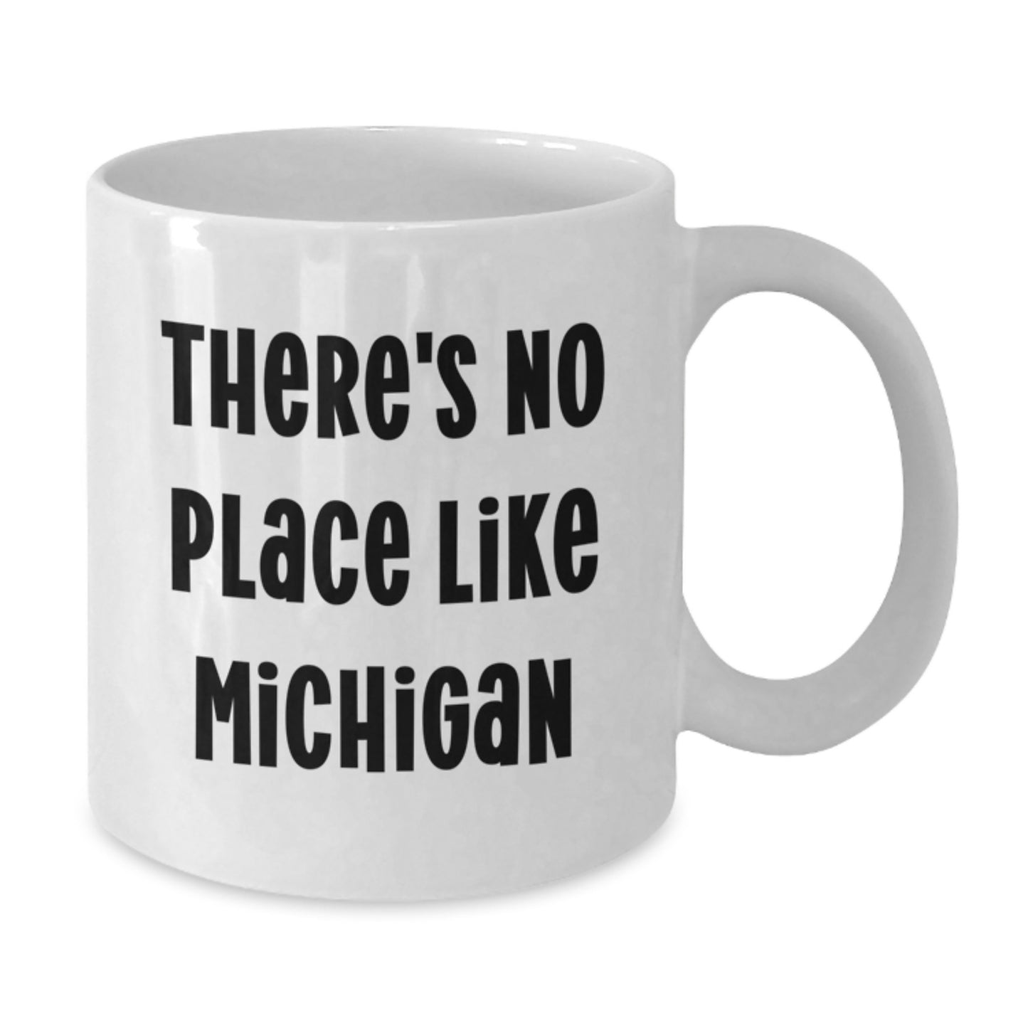 Michigan Lover Gifts from Friends or Family - Funny White Coffee Mug, Valentine's Unique Gifts for Women or Men - Additional