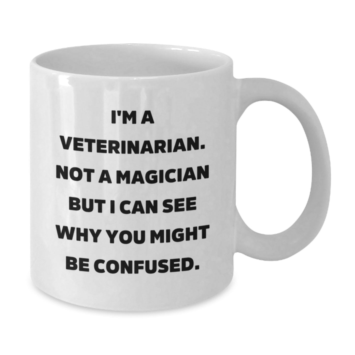 Funny Veterinarian White Coffee Mug Gifts for Veterinarian from Friends, Unique Christmas Unique Gifts for Men Women Coworkers Family - Additional