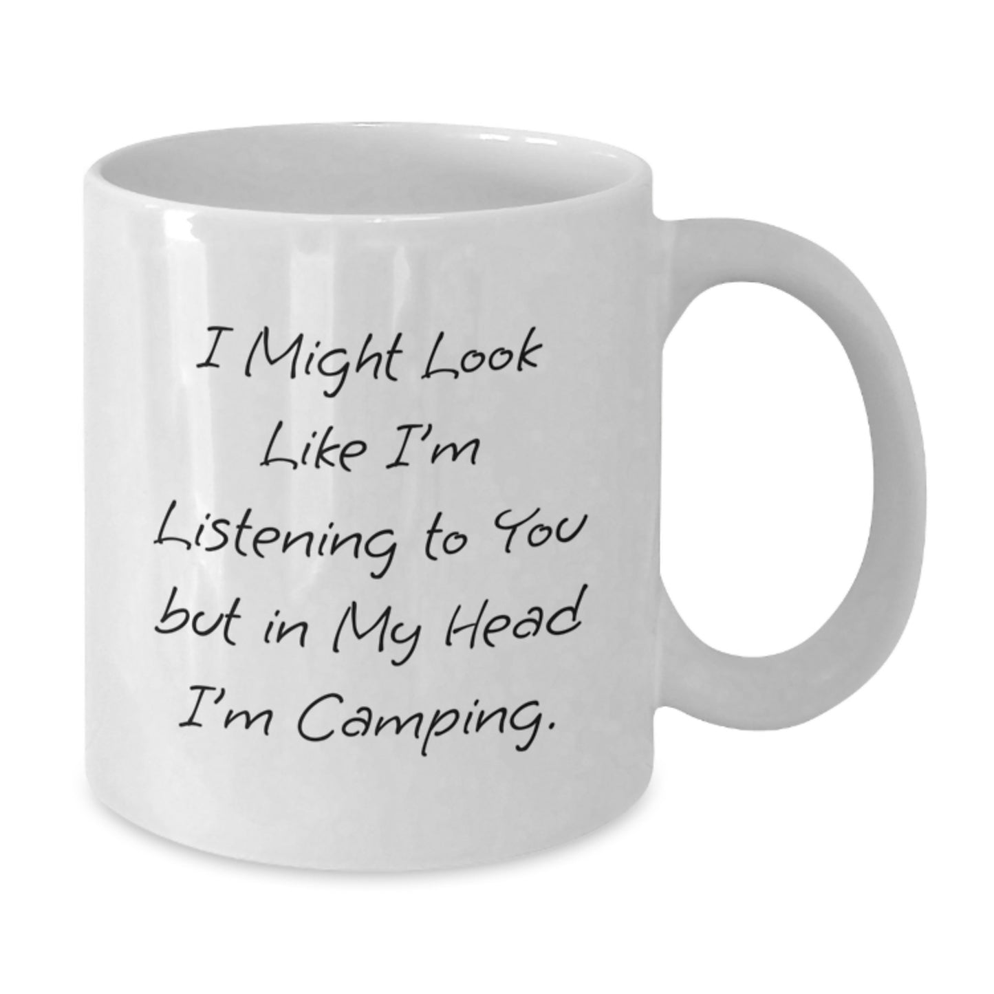 Camping Humor Gifts for Men from Family, Funny White Coffee Mug for Camping Lovers, 11oz or 15oz, Graduation Unique Gifts - Additional
