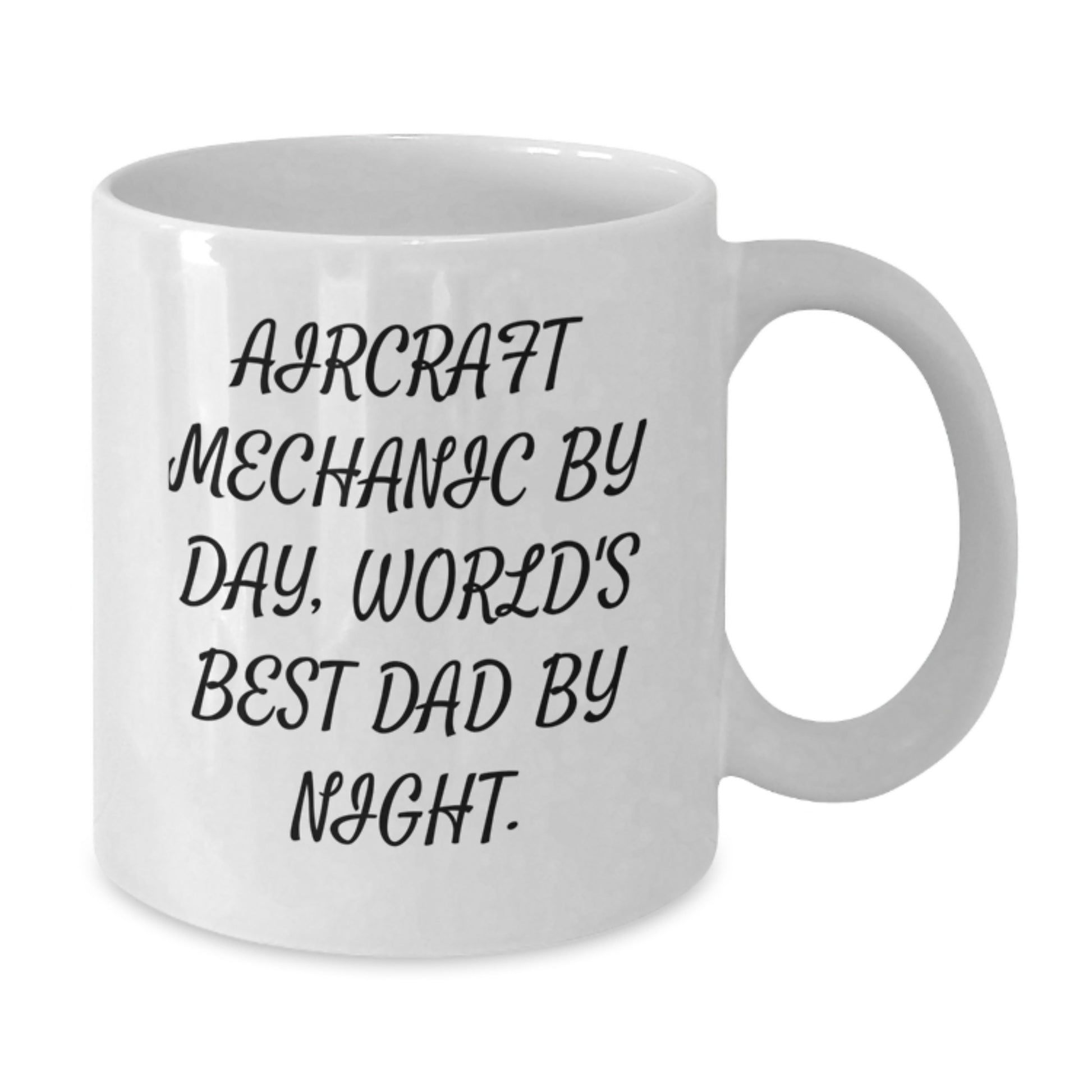 Funny Aircraft Mechanic Gifts for Christmas Unique Presents Funny White Coffee Mug for Aircraft Mechanic Dad Gifts from Men Friends Family - Additional