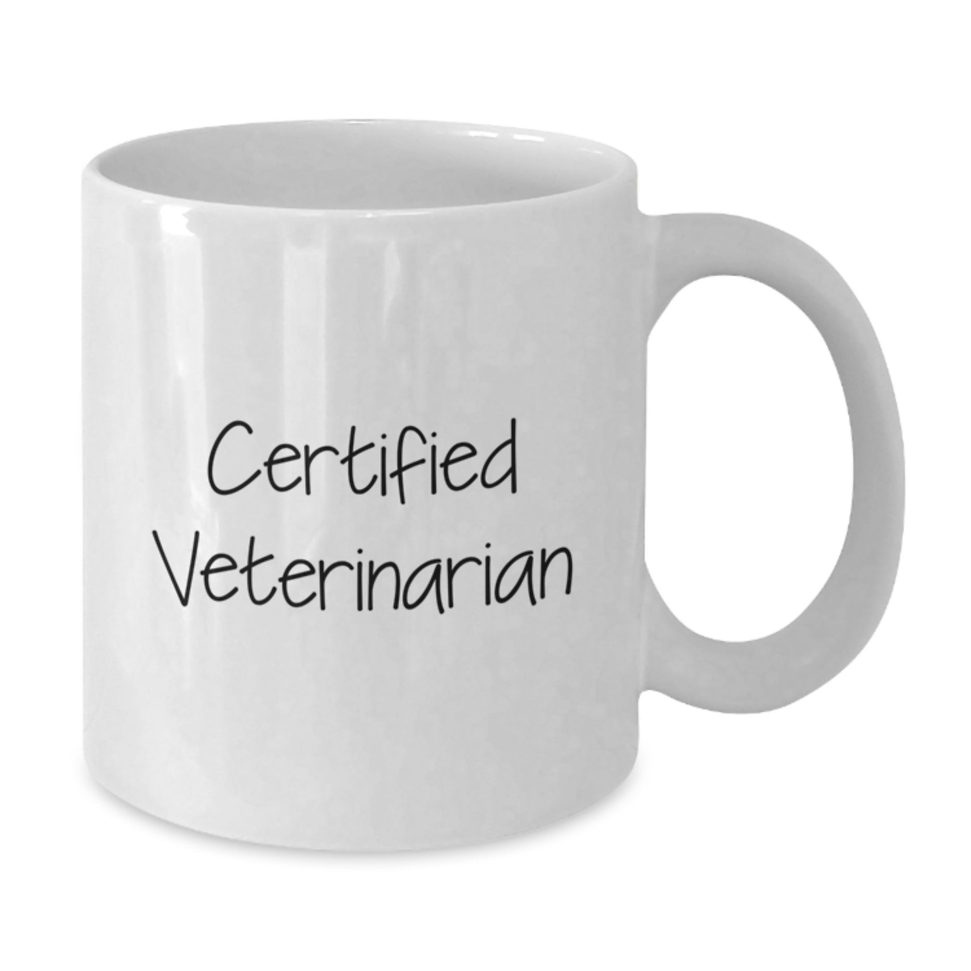 Funny Veterinarian Gifts from Friends Birthday Unique White Coffee Mug 'Paws-itive Vibes' - Additional