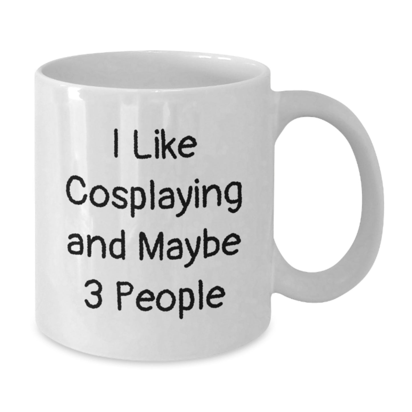 Cosplaying Delight Funny White Coffee Mug Gifts for Birthday from Friends to Cosplaying Enthusiasts - Additional