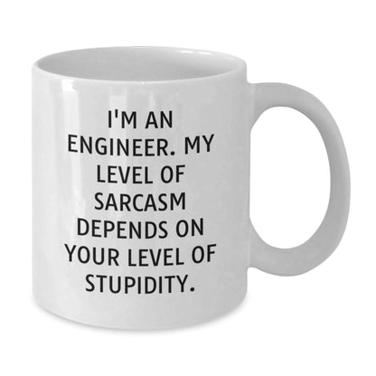 Funny Engineer Gifts from Men to Mother's Day Unique Gifts for Engineers White Coffee Mug - Additional