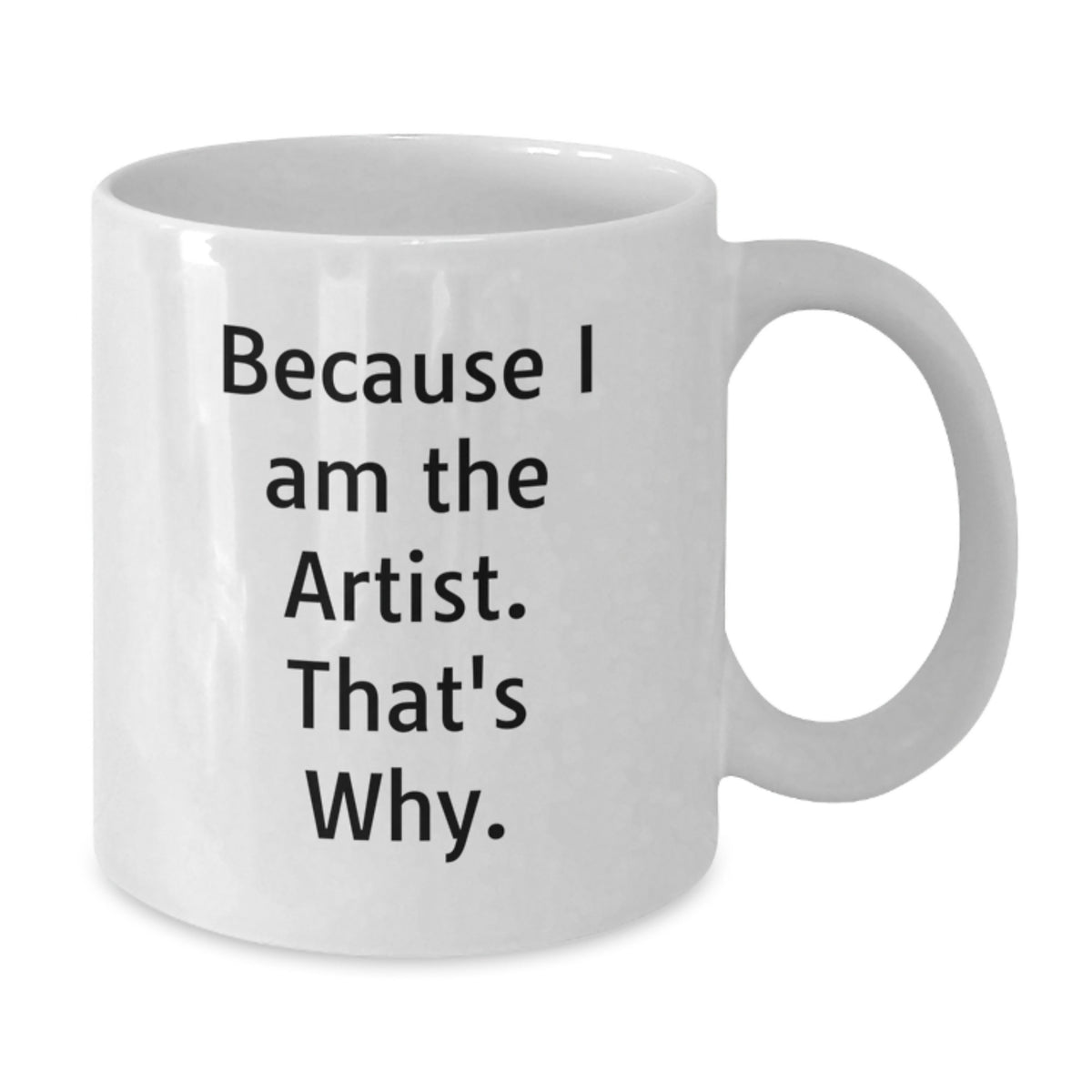 Artist Keepsake White Coffee Mug for Him Masterpiece Birthday Gift - Additional