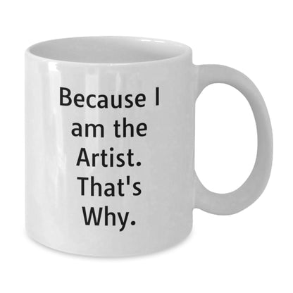 Artist Keepsake White Coffee Mug for Him Masterpiece Birthday Gift - Additional