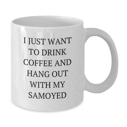 Funny Samoyed Dog White Coffee Mug Gifts for Samoyed Lovers from Friends on Birthday - Additional