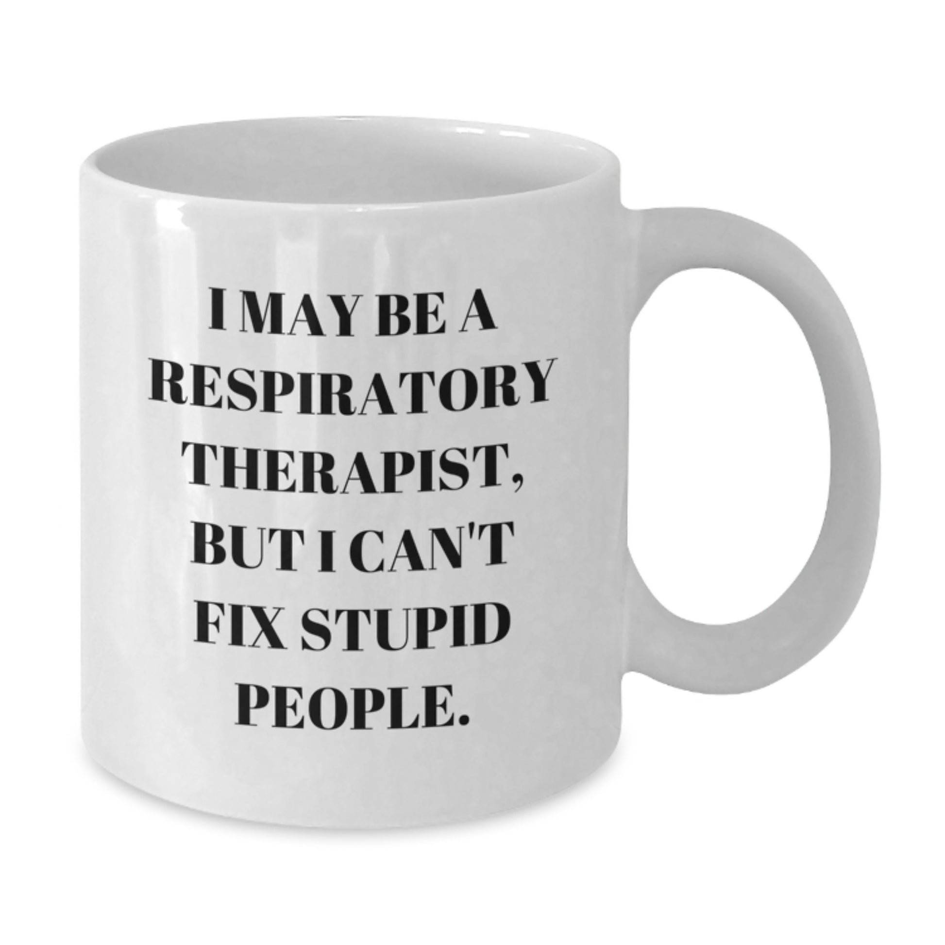 Funny Respiratory Therapist Gifts for Men from Coworkers - White Coffee Mug with Inspirational Quote - Graduation Unique Gifts - Additional