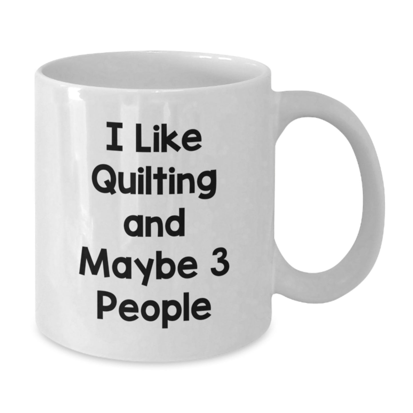 Quilting Funny White Coffee Mugs Gifts from Friends for Men Women Coworkers Family Christmas Unique Presents - Additional