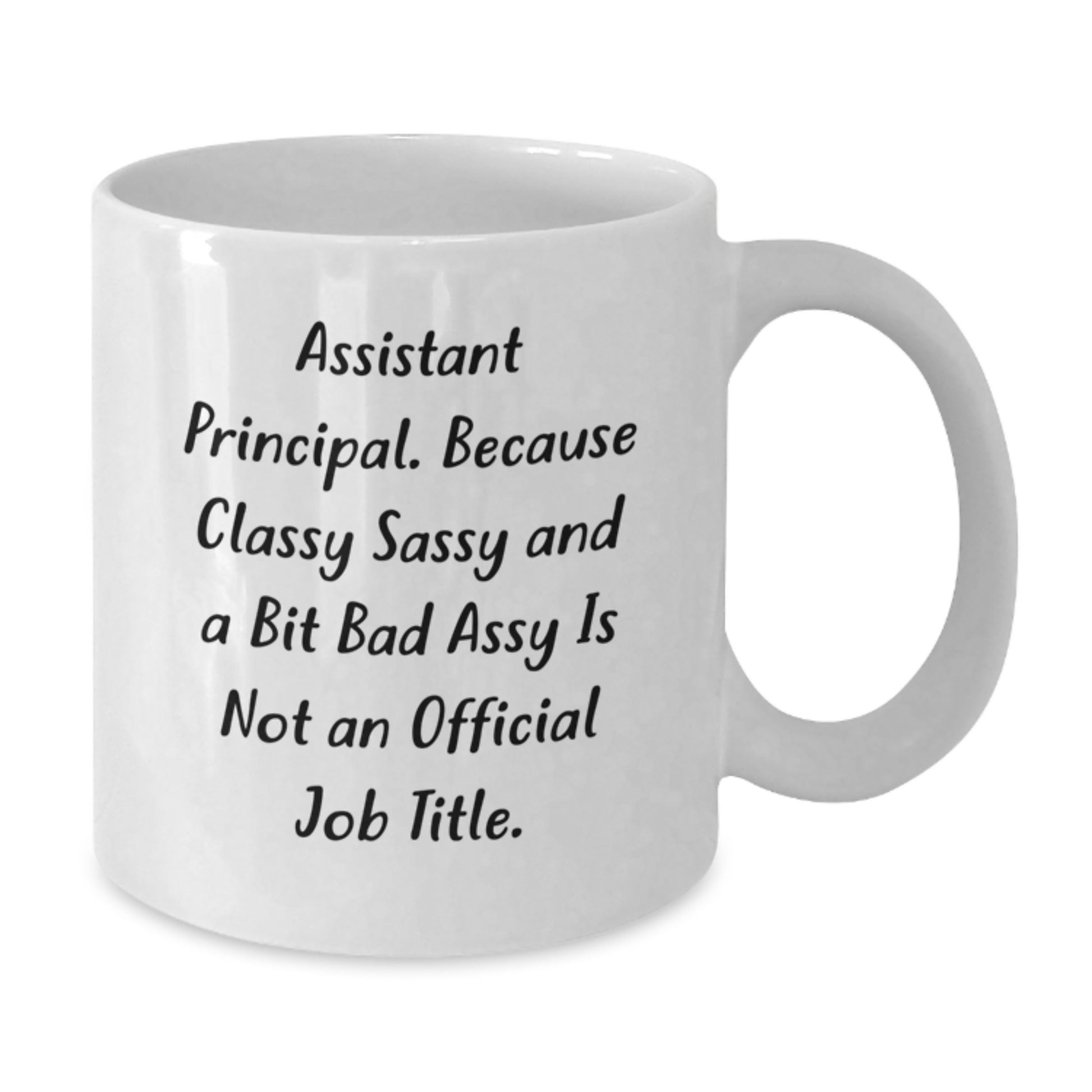 Funny Assistant Principal Gifts, White Coffee Mugs for Men, Women, Friends, and Family, Christmas Unique Presents from Coworkers - Additional