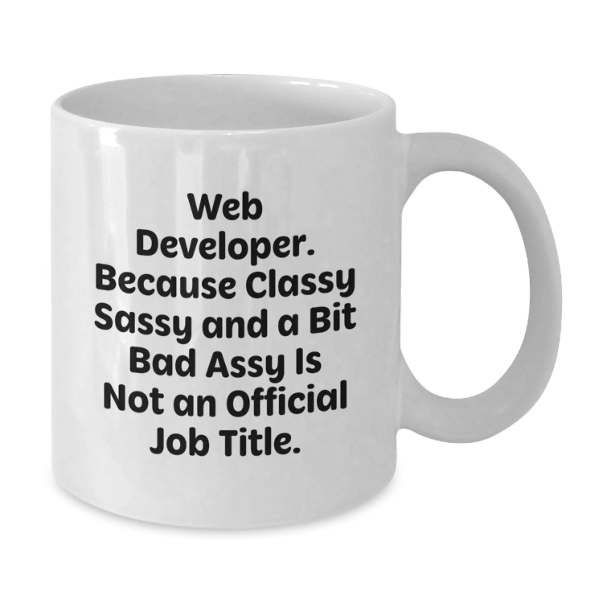 Funny Web Developer Gifts for Christmas, White Coffee Mug from Friends to Web Developer, Web Developer Humor - Additional