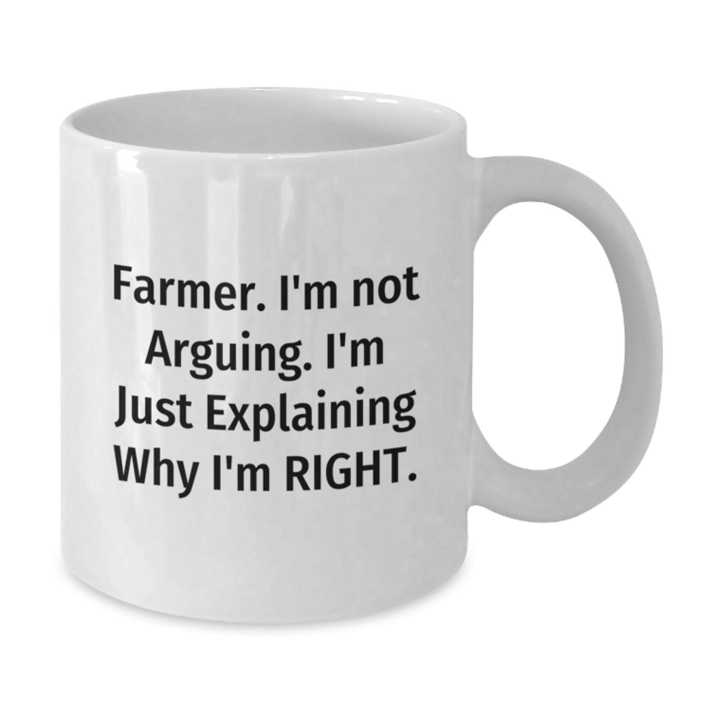 Funny Farmer Gifts from Friends - White Coffee Mug, Farmer Humor, Christmas Unique Presents for Him, Her, Men, Women, Family, Coworkers - Additional