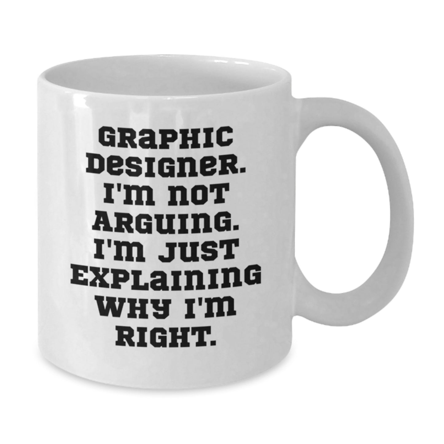 Funny Graphic Designer White Coffee Mugs Gifts for Christmas from Friends - Additional