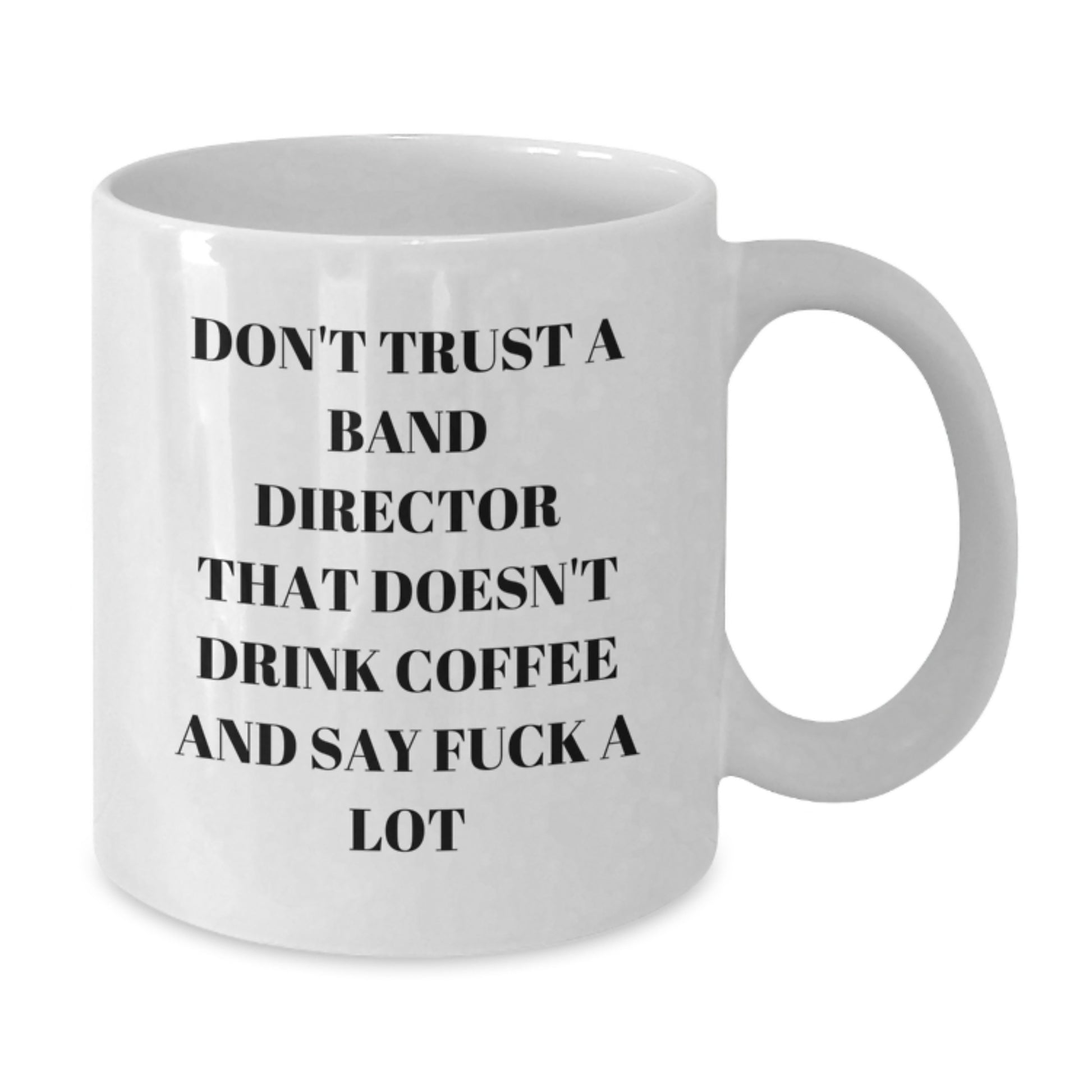 Funny Quotes for Band Directors, Gifts for Men, White Coffee Mug, Christmas Unique Gifts from Friends - Additional