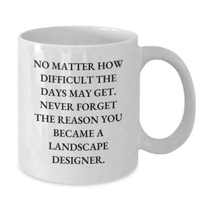 Gifts from Friends and Family for the Hardworking Landscape Designer, Funny Coffee Lover's Mug, Valentine's Unique Gifts - Additional