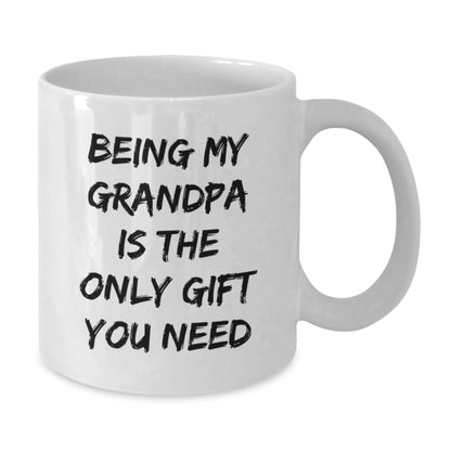 Funny Grandpa Quotes, Gifts for Grandpa, White Coffee Mug, Ideal Gift from Family, Mother's Day Unique Gifts - Additional