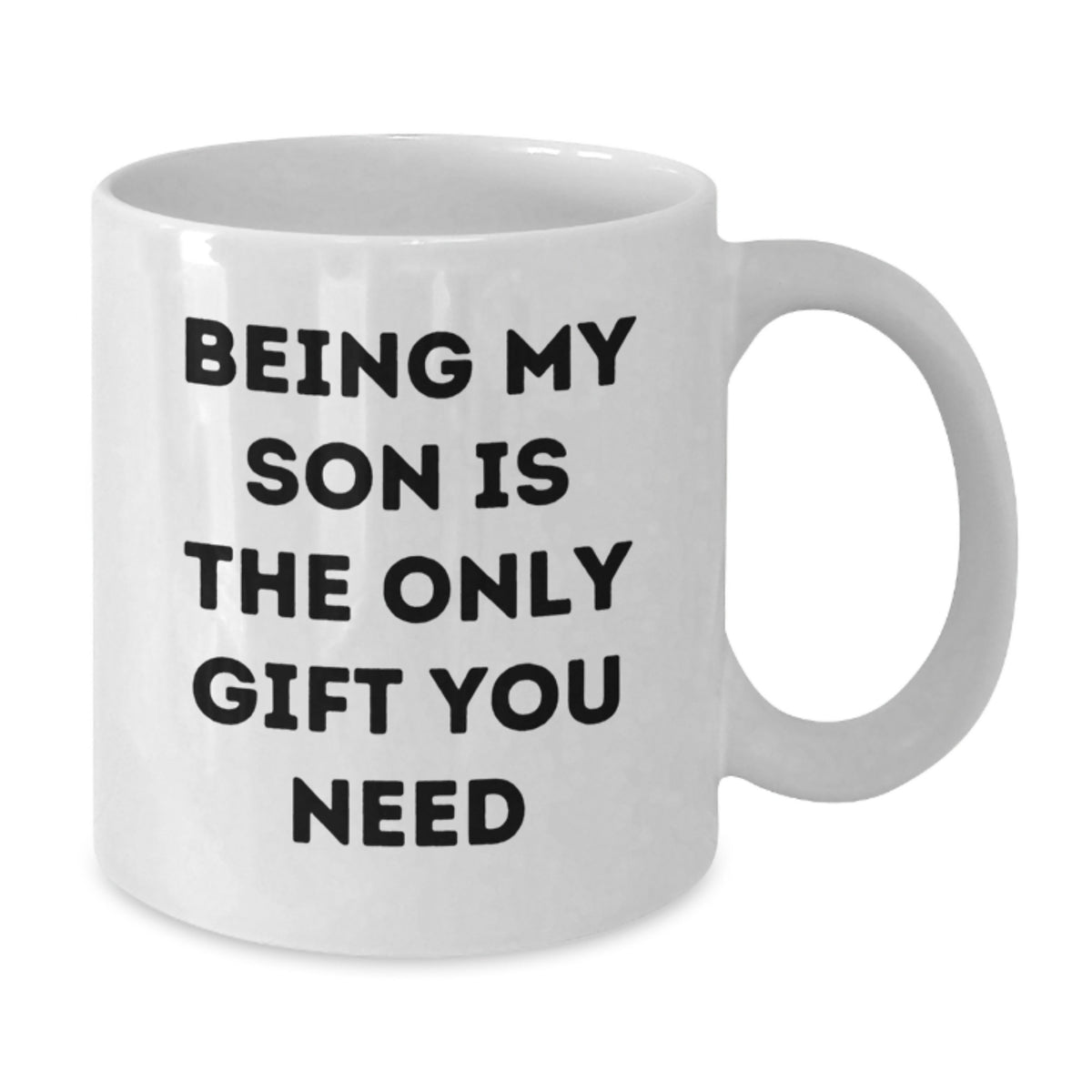 Funny Son White Coffee Mugs Gifts from Men Women to Son for Valentine's - Additional