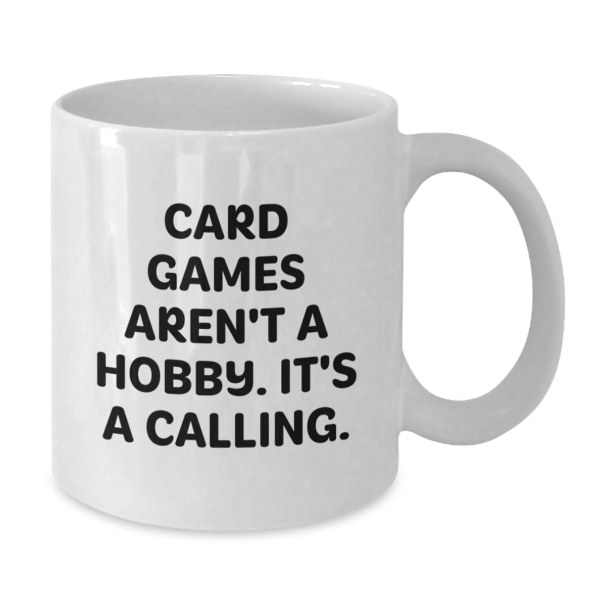Funny Card Games Mom's Calling Funny Quote Gifts from Friends for Card Games Enthusiast White Coffee Mug - Additional