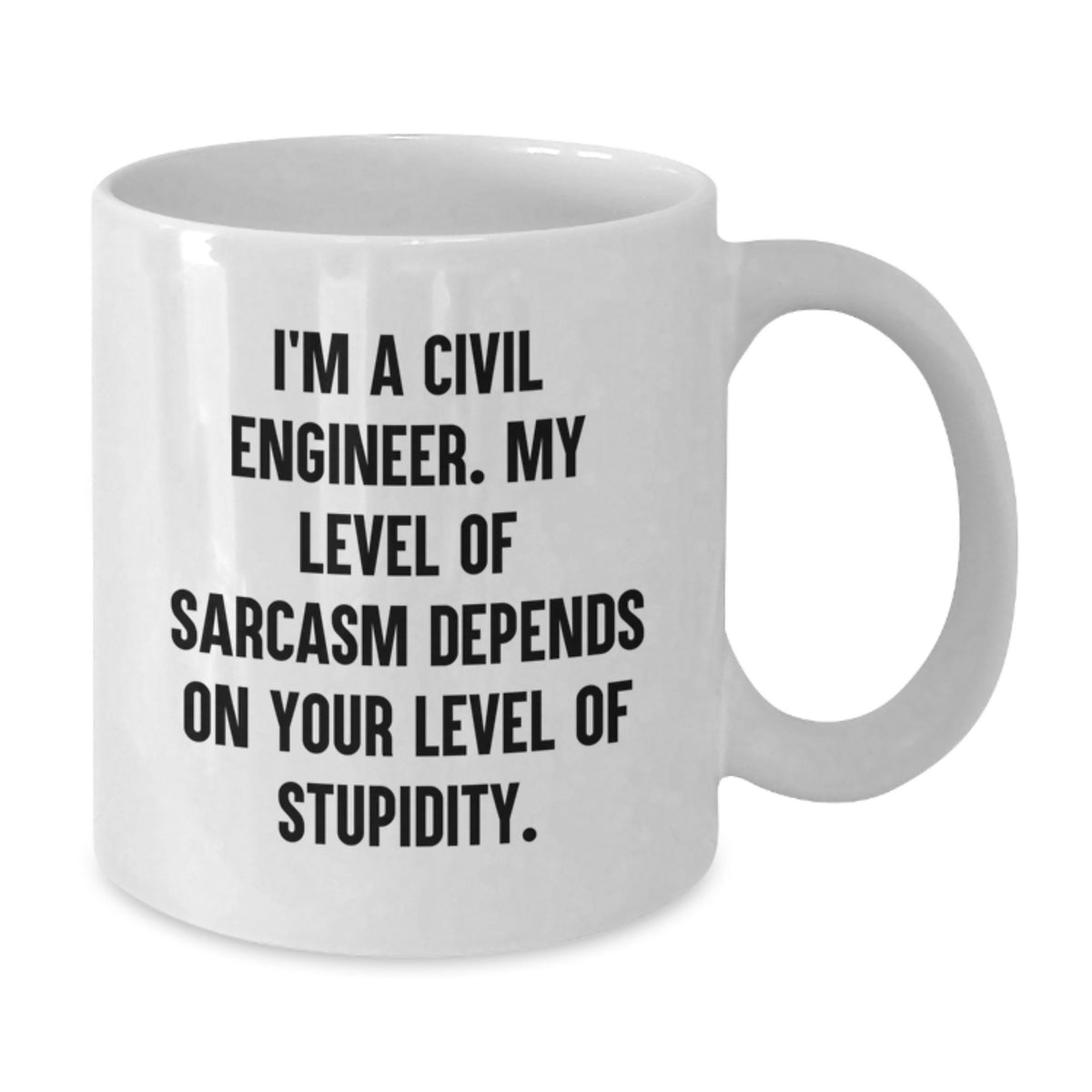Funny Civil Engineer Gifts for Men, White Coffee Mug for Birthday Unique Gifts from Friends - Additional