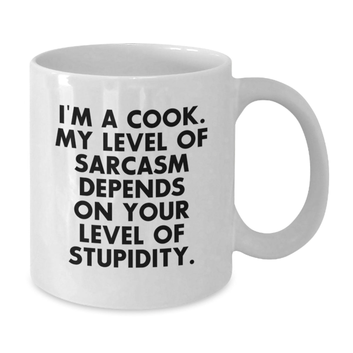 Funny Cook Gifts from Mom for the Sassy Woman in Her Life, White Coffee Mug, 11oz/15oz Capacity, Ceramic, Microwave and Dishwasher Safe - Additional