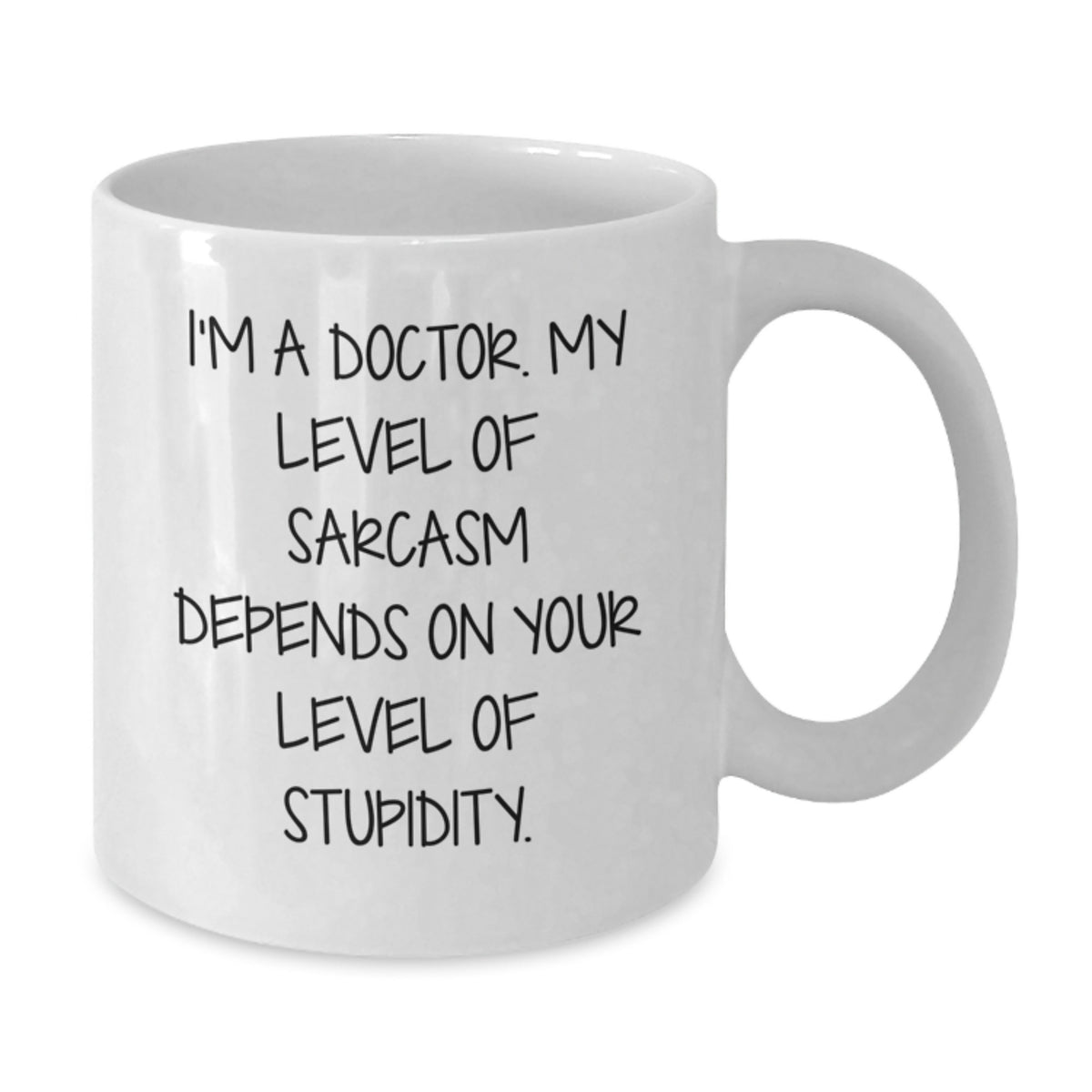 Funny Doctor Gifts for Him, Gifts from Friends to Doctor on Birthday, White Coffee Mug, I'm a Doctor - Additional