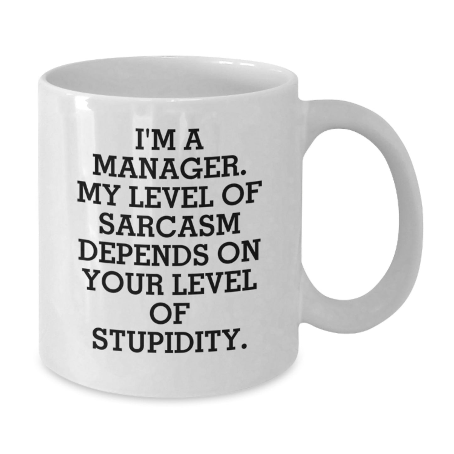 Funny Manager White Coffee Mugs Gifts from Men, Women, Friends, or Family for Valentine's Unique Gifts - Additional