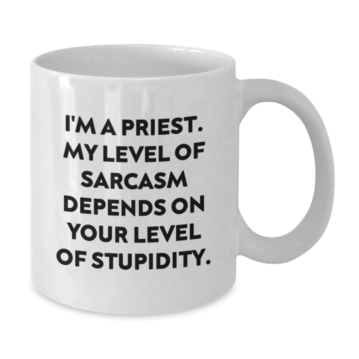 Funny Priest Gifts White Coffee Mug for Men Women Mothers Day Unique Presents From Friends Family - Additional
