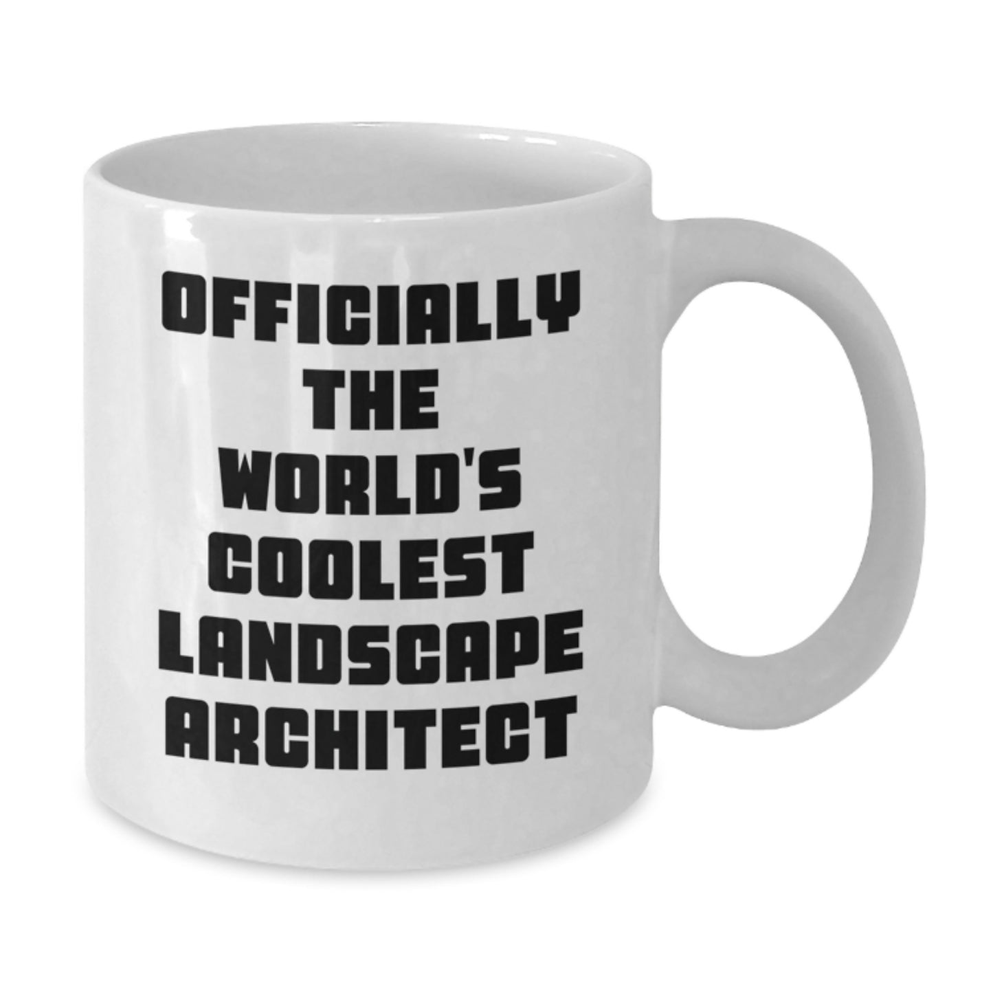 Funny Gifts from Friends for the World's Coolest Landscape Architect White Coffee Mug, Unique Valentine's Unique Gifts for Men Women Family - Additional