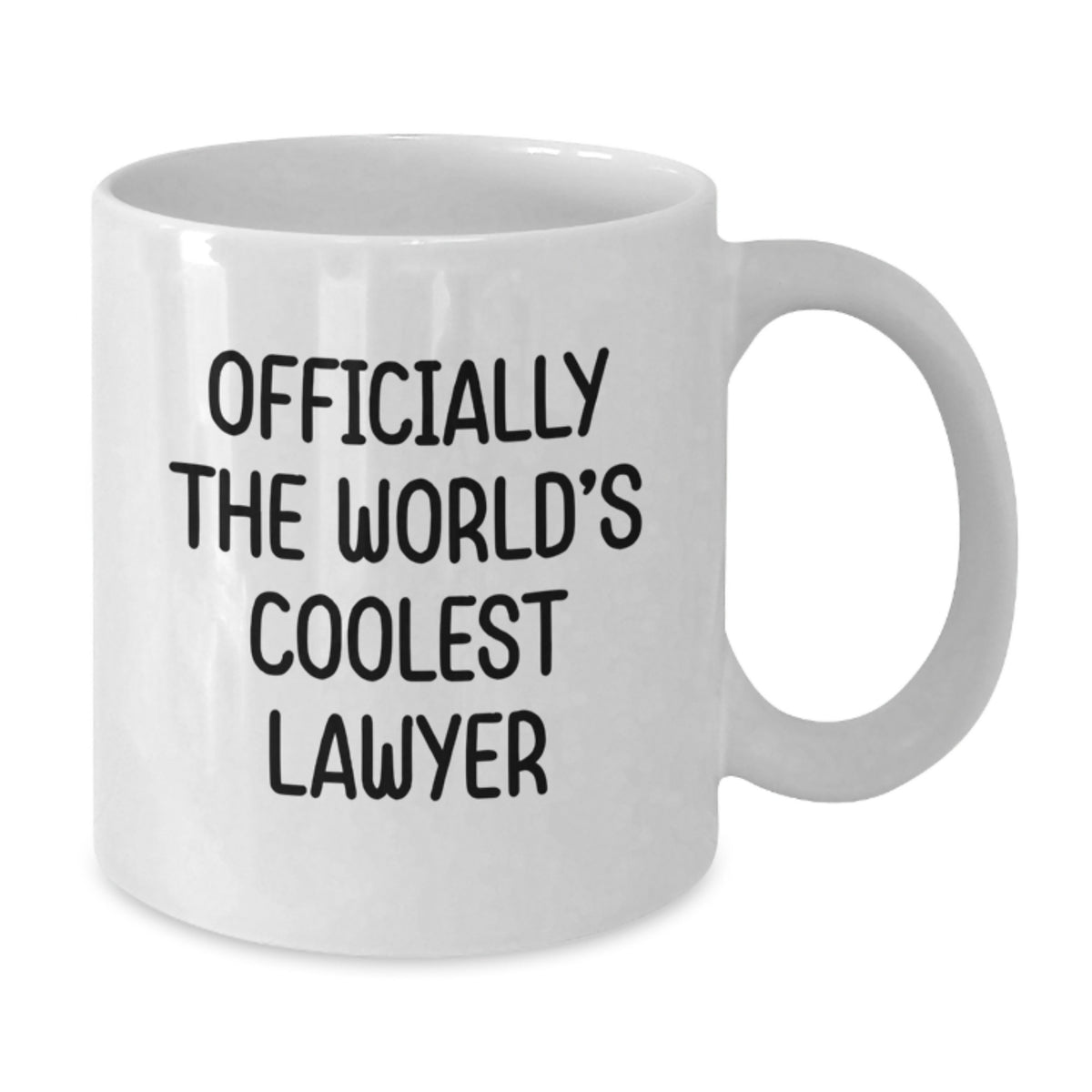 Funny Lawyer Gifts from Men - Officially The World's Coolest Lawyer White Coffee Mug - Unique Mother's Day Unique Gifts for Lawyer - Additional