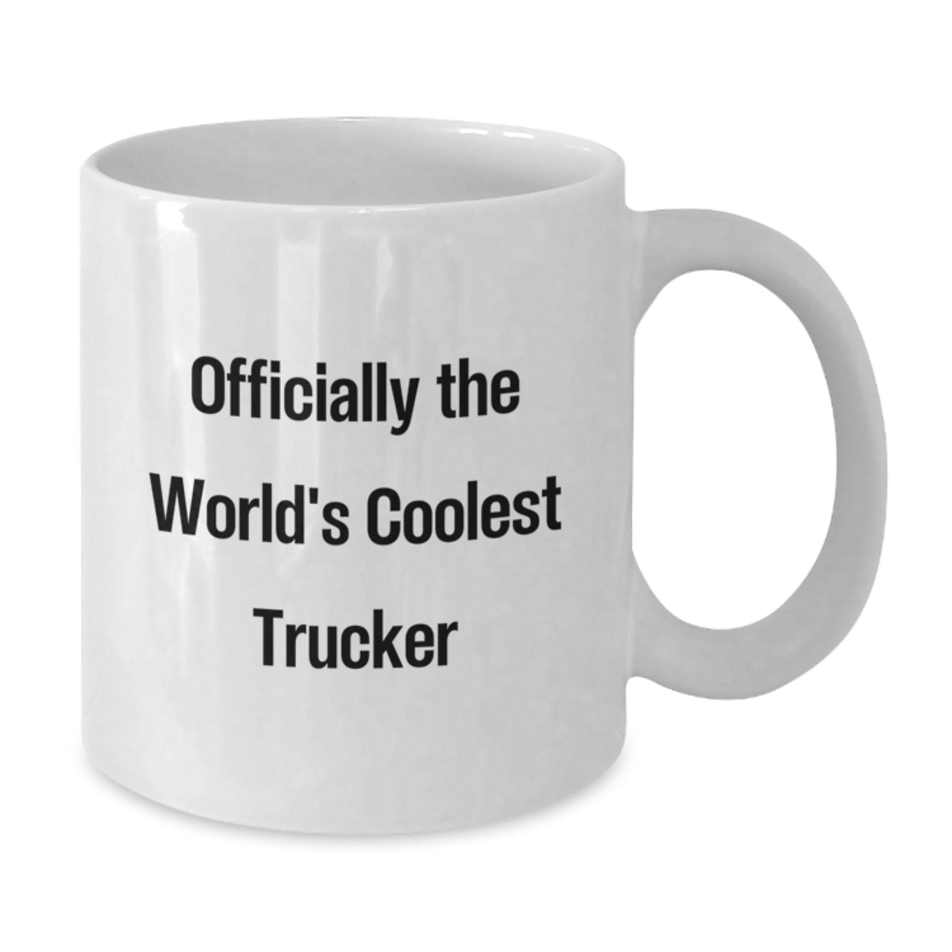 Trucker Gifts from Men to Trucker, Funny Trucker White Coffee Mug, Valentine's Unique Gifts for Trucker - Additional